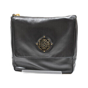 LOEWE Mya Black Sheepskin Tote Bag Handbag Shoulder